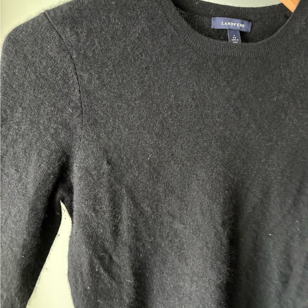 Lands End 100% Cashmere Women’s Crewneck Sweater - Picture 5 of 5